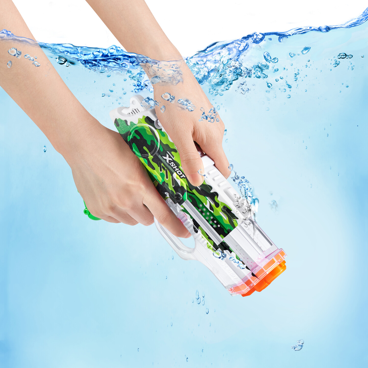 X-Shot Skins Fast Fill Nano Water Blaster - Blue Image 6