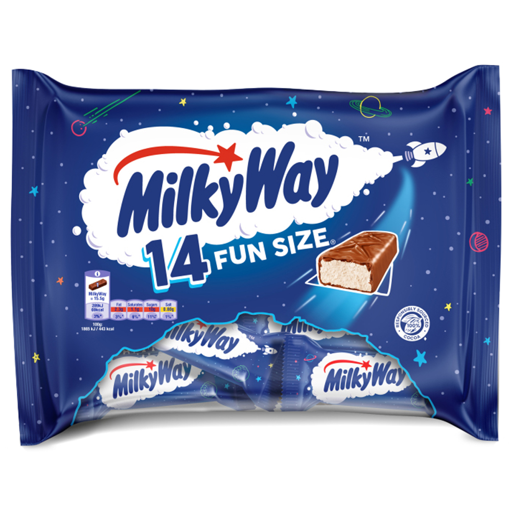 Milky Way Chocolate Fun Size Bars 15.5g 14 Pack Image