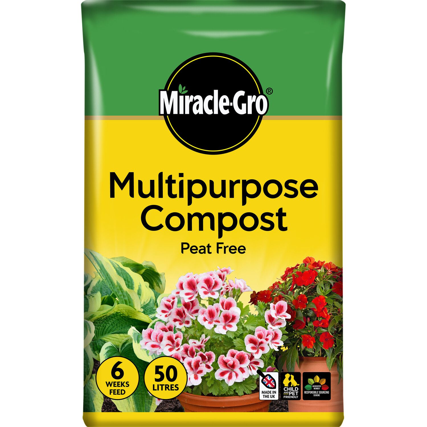 Miracle-Gro Peat Free Premium Multi-Purpose Compost Image