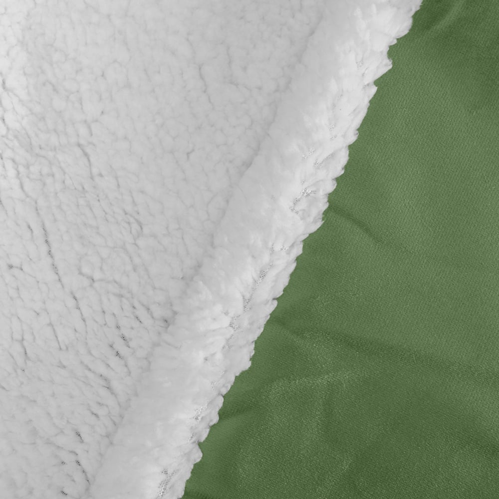 Velosso Olive Evali Plush Throw 127 x 152cm Image 3