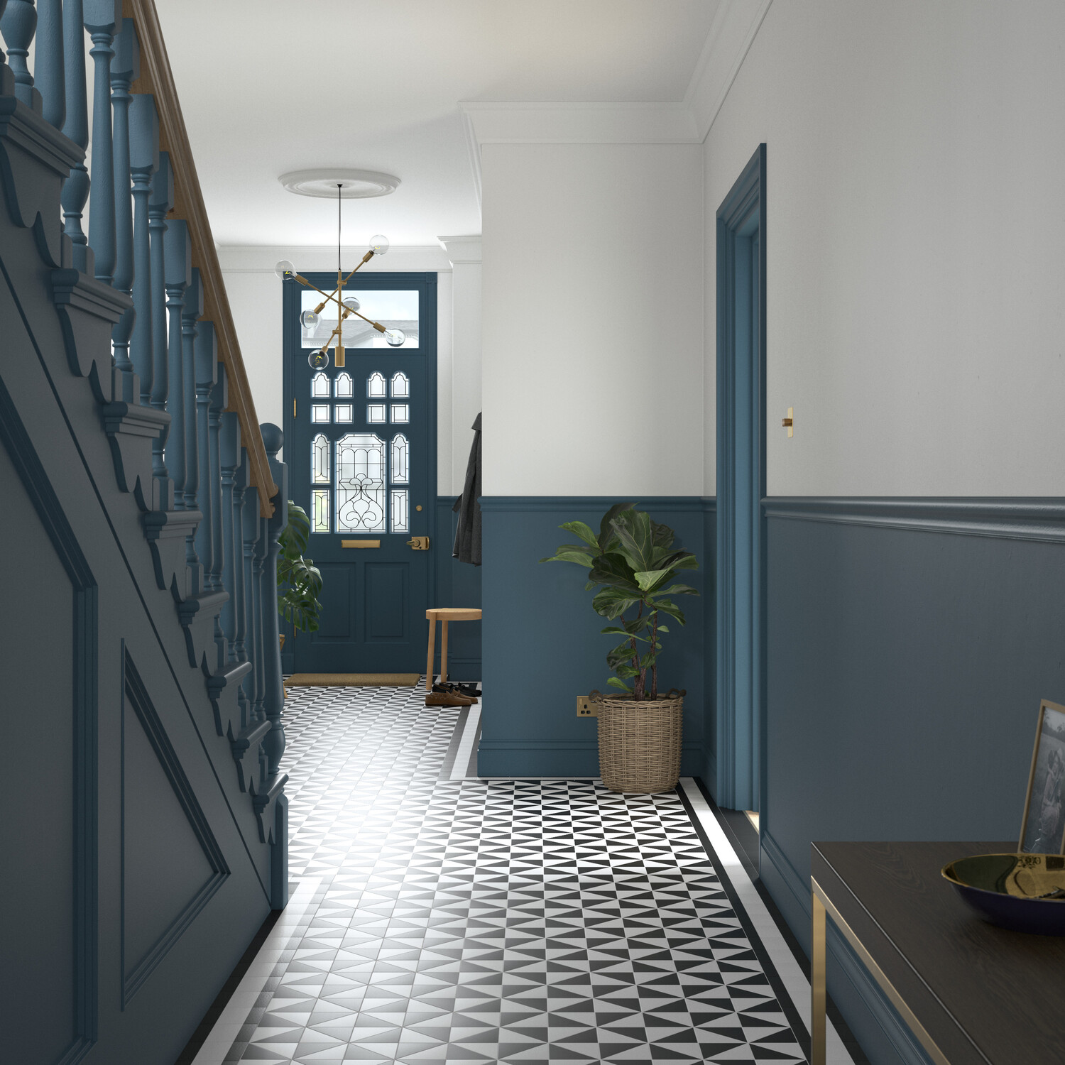 Dulux Heritage Walls and Ceilings Midnight Teal Velvet Matt Emulsion Paint Tester Image 7