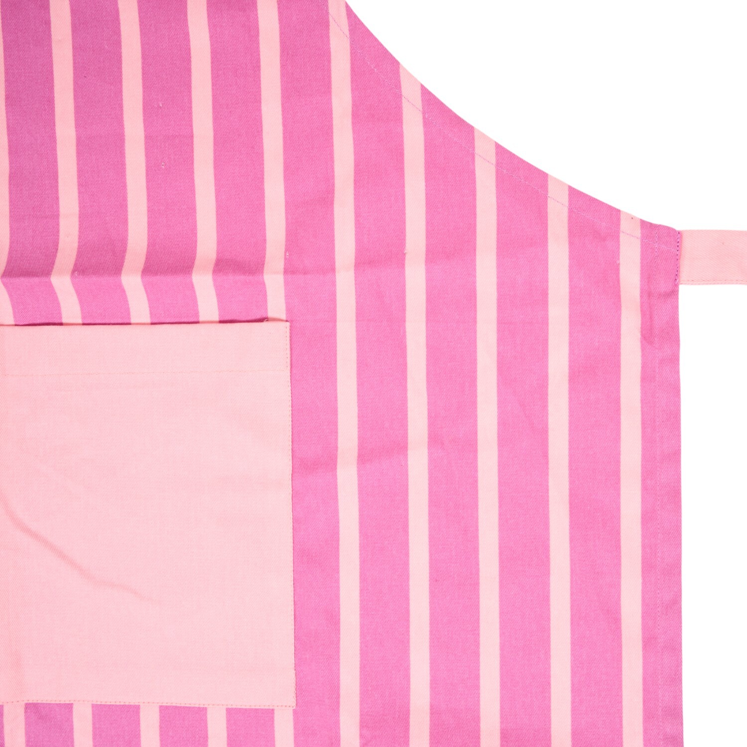 Striped Apron Pink Image 4
