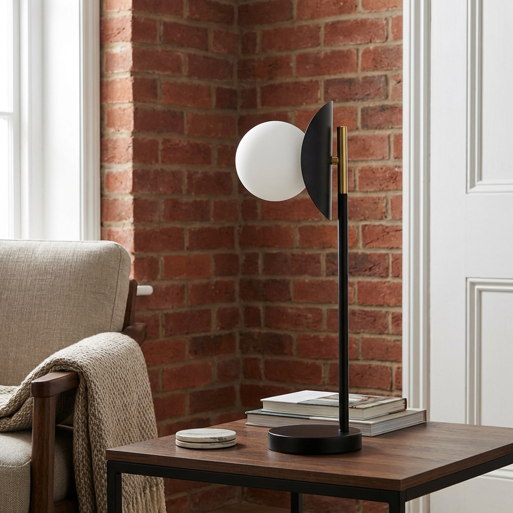 Callisto Table Lamp - Black and Gold Image 5