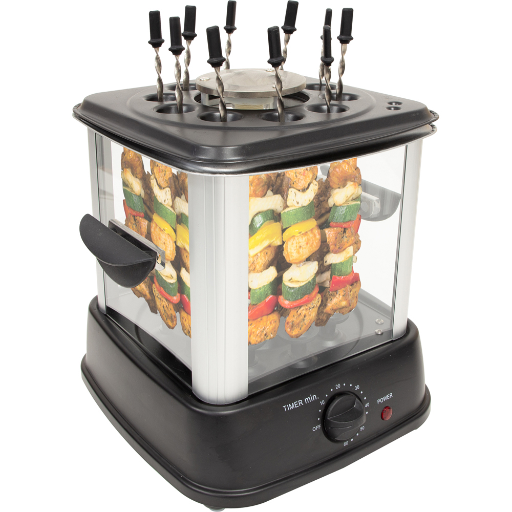 Quest Electric Indoor Kebab Grill with 10 Skewers 800W Image 3