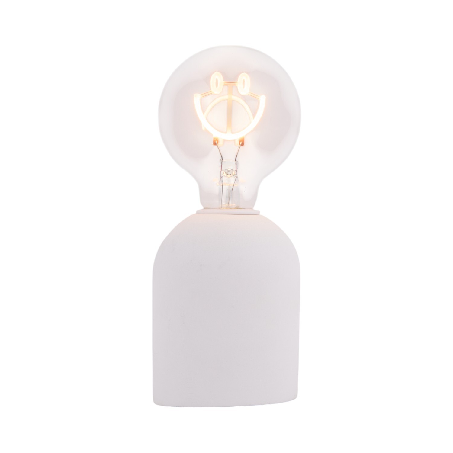 Smiley Neon Bulb Light White Image 9