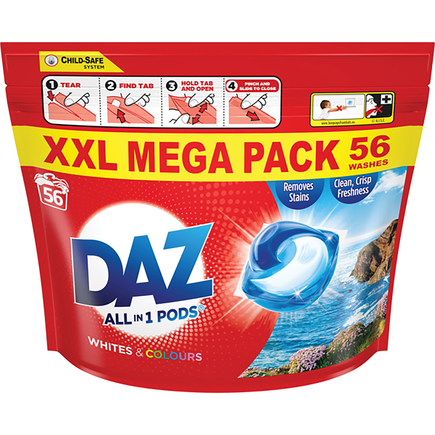Daz Laundry Pods 56 Washes Image