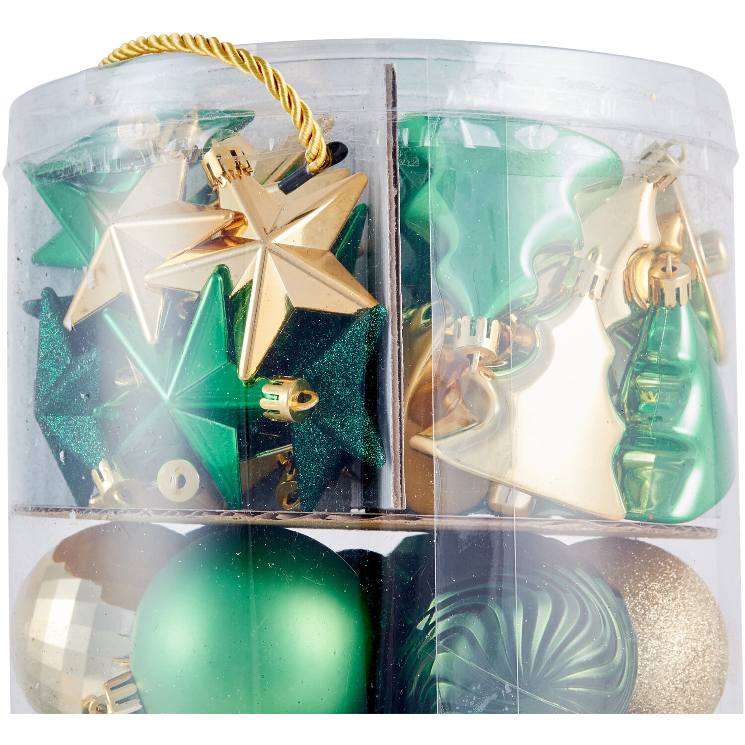 Pack of 120 Where Emeralds Glisten Baubles - Emerald Image 9