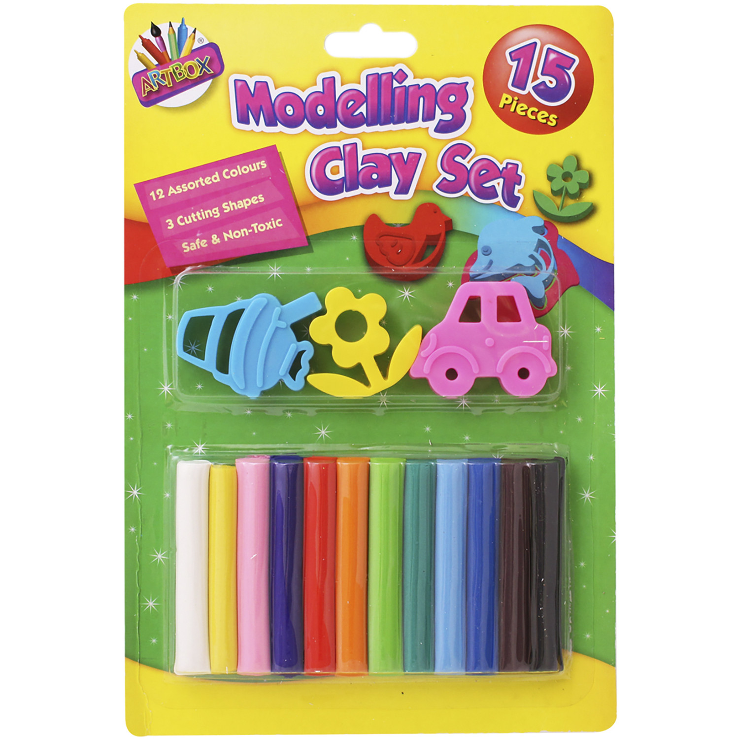 15 Piece Modelling Clay Set Image 2