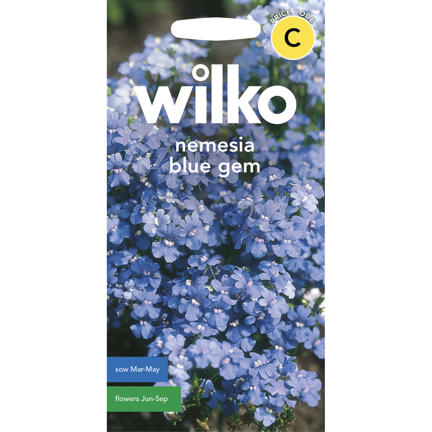 Wilko Nemesia Blue Gem Seeds Image 1