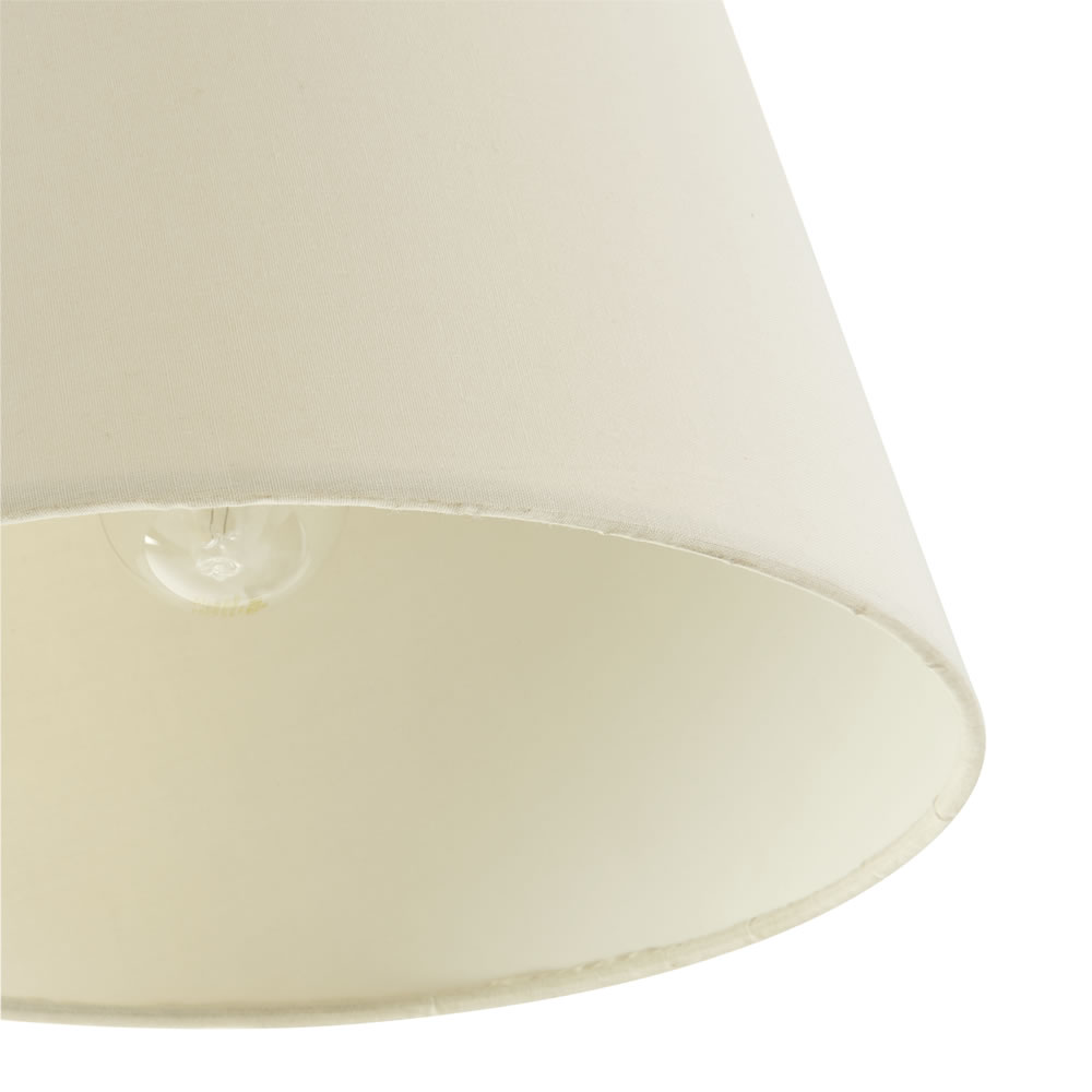 Wilko Tapered Cream Light Shade Wilko