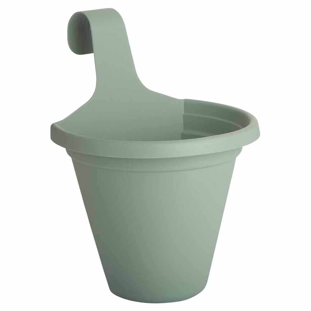 Clever Pots Sage Green Plastic Hanging Pot Image 2