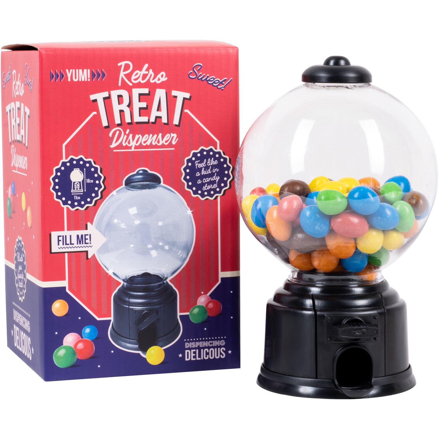 Fizz Creations Black Retro Treat Dispenser Image 3