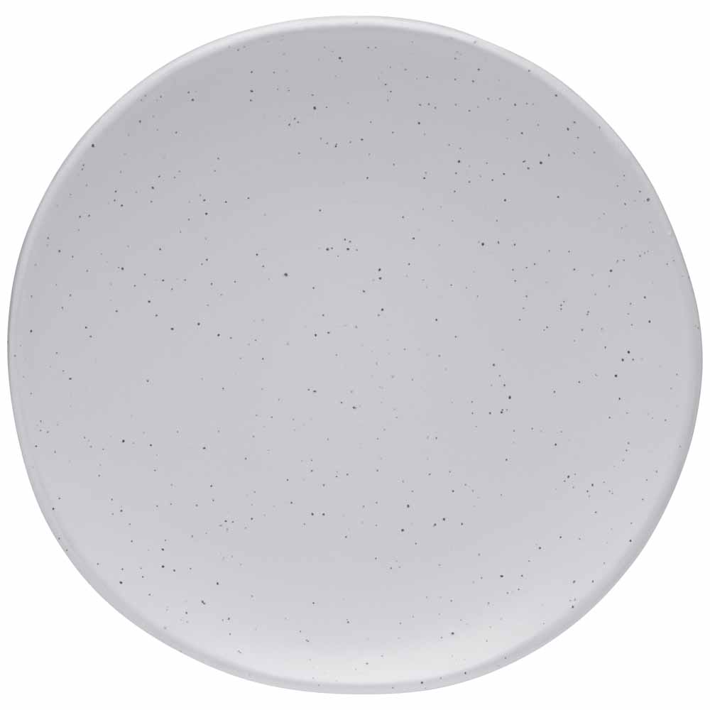 Wilko White Artisan Speckled Side Plate