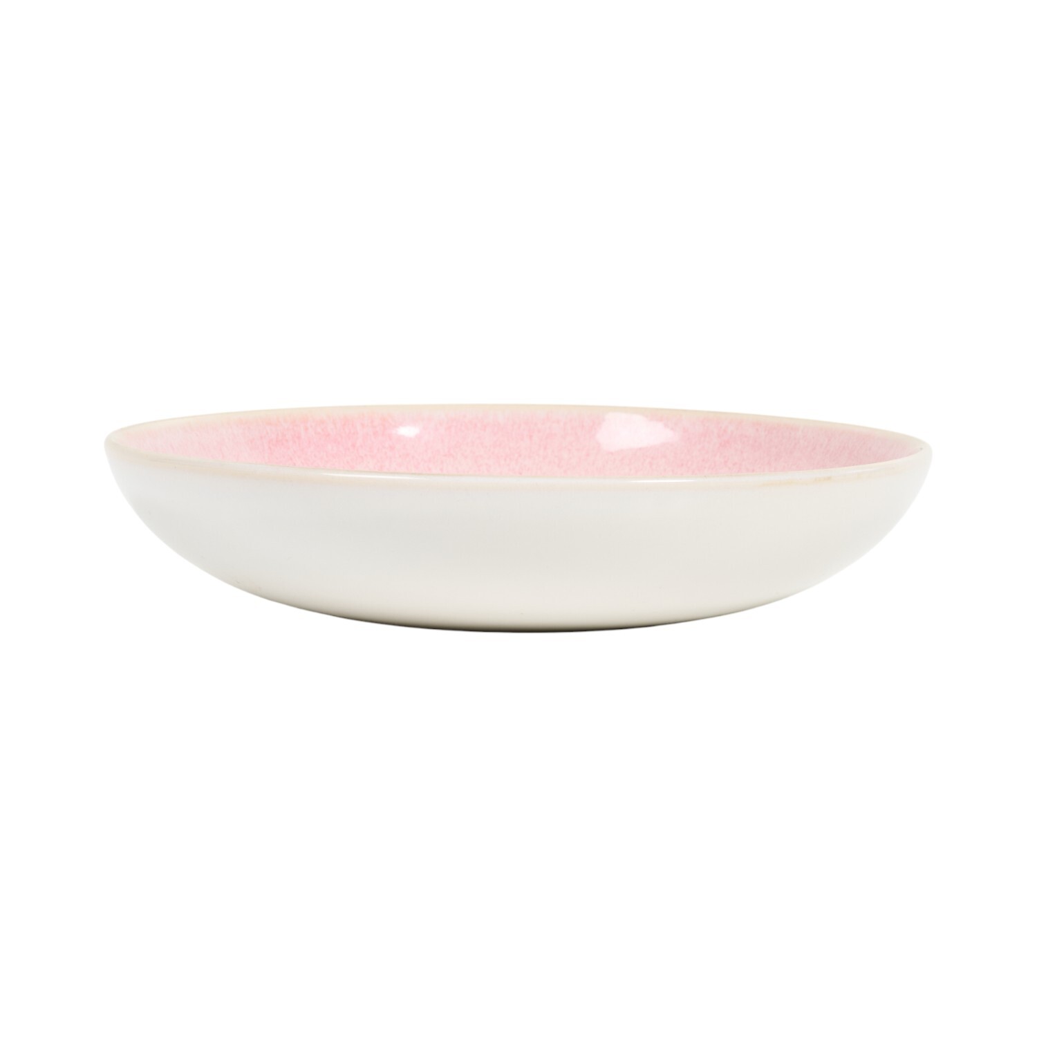Reactive Glaze Pasta Bowl Pink Image 4