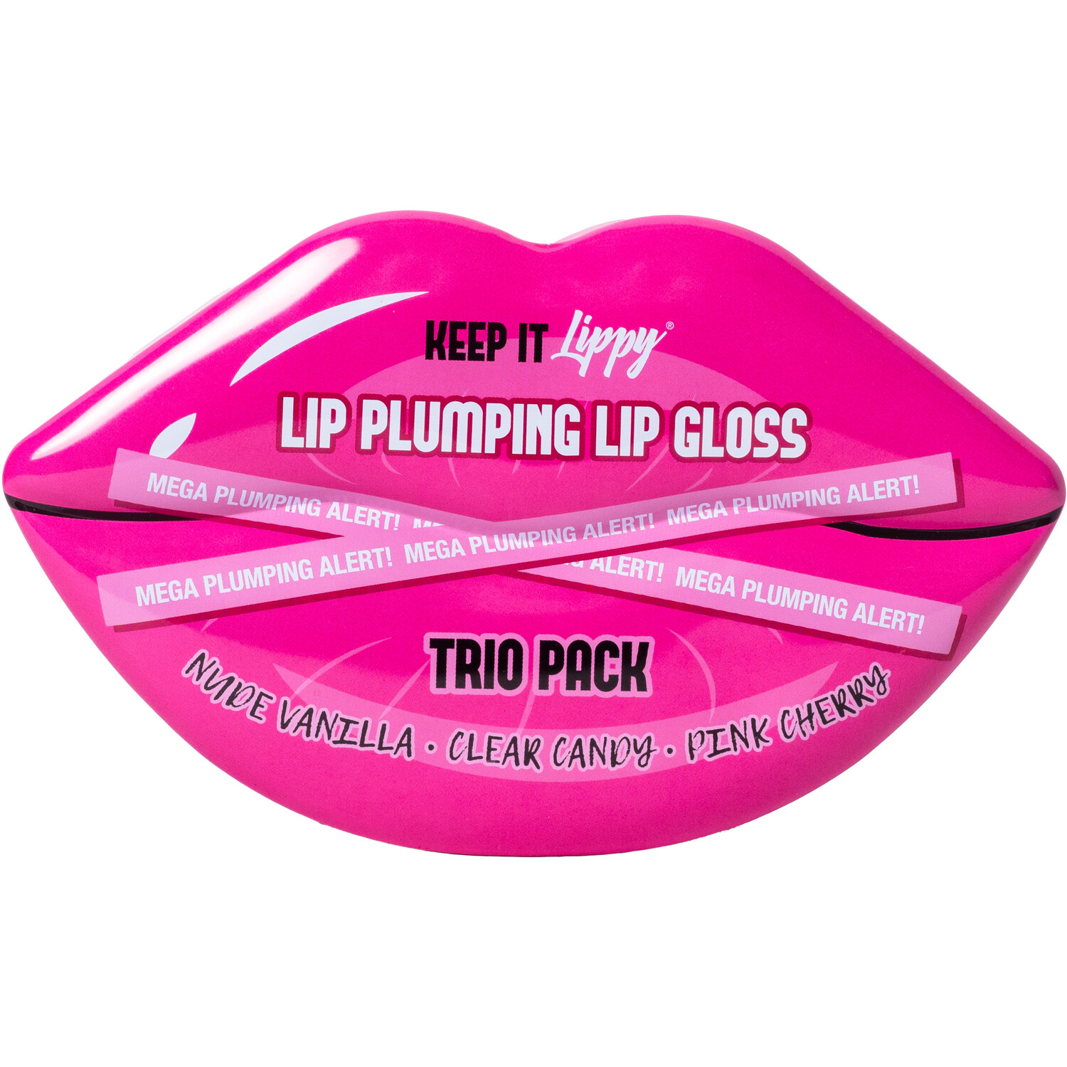 Lip Plumping Lip Gloss Set - Pink Image 1
