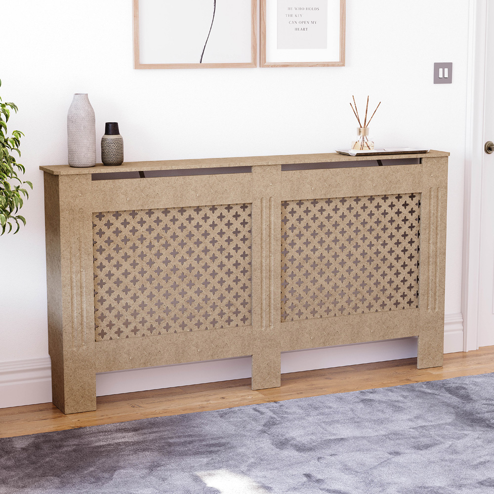 VIDA DESIGNS Oxford Unfinished Radiator Cover Large Image 3