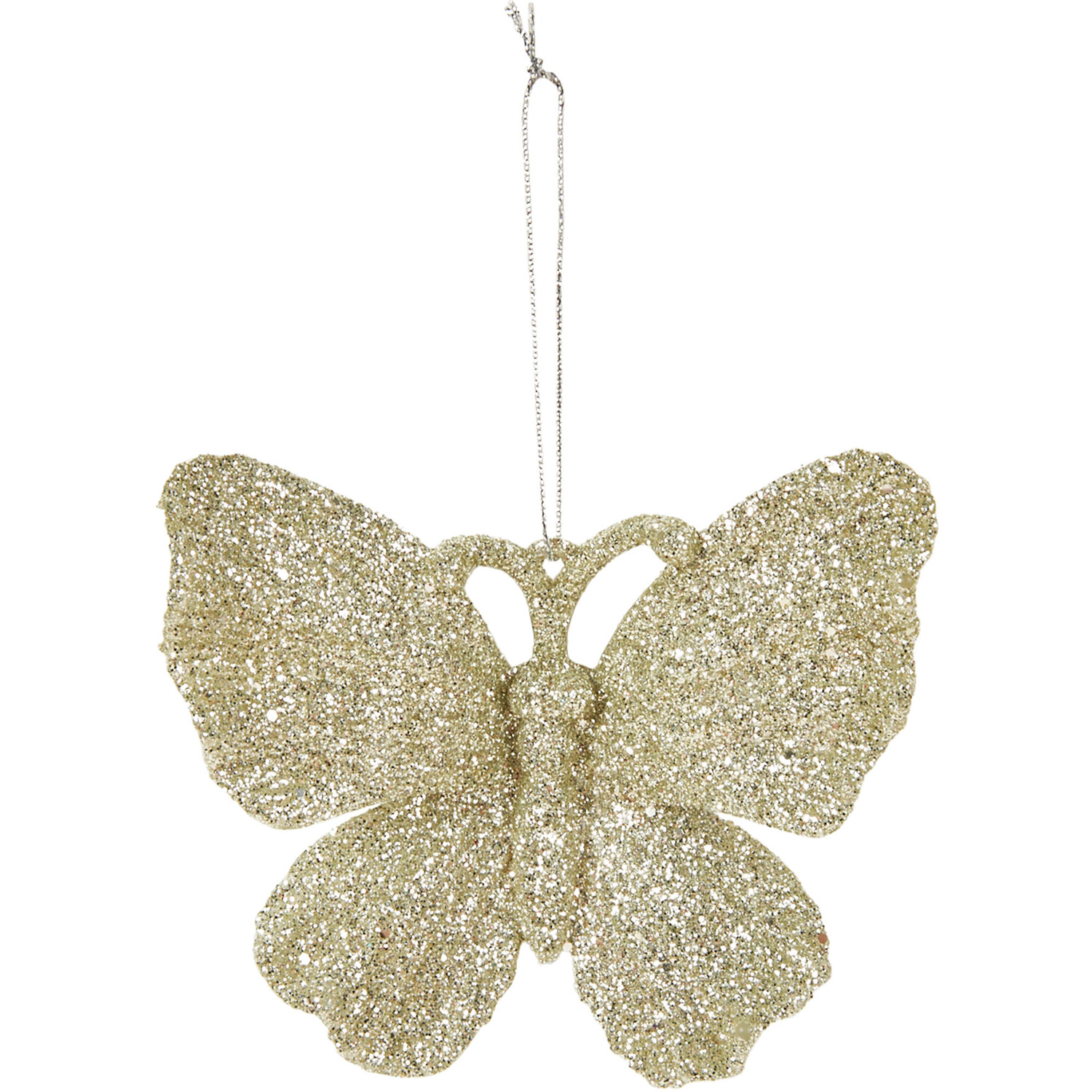 Hanging Glitter Butterfly Decoration Image 2