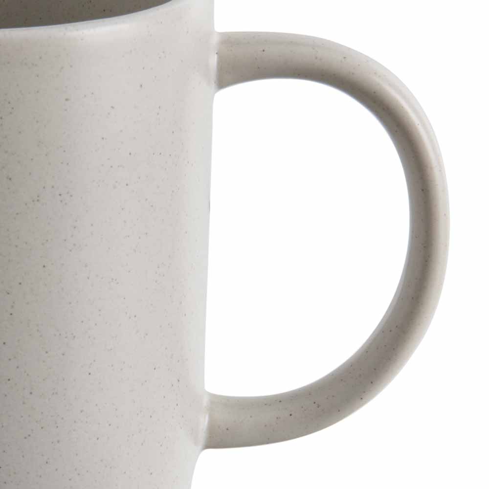 Wilko Cool Grey Speckled Mug Image 3