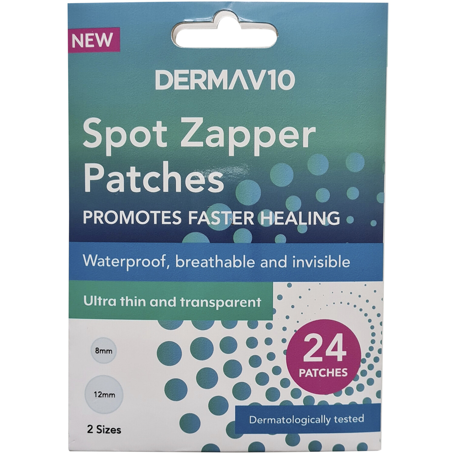 DermaV10 Spot Zapper Patches 24 Pack Image