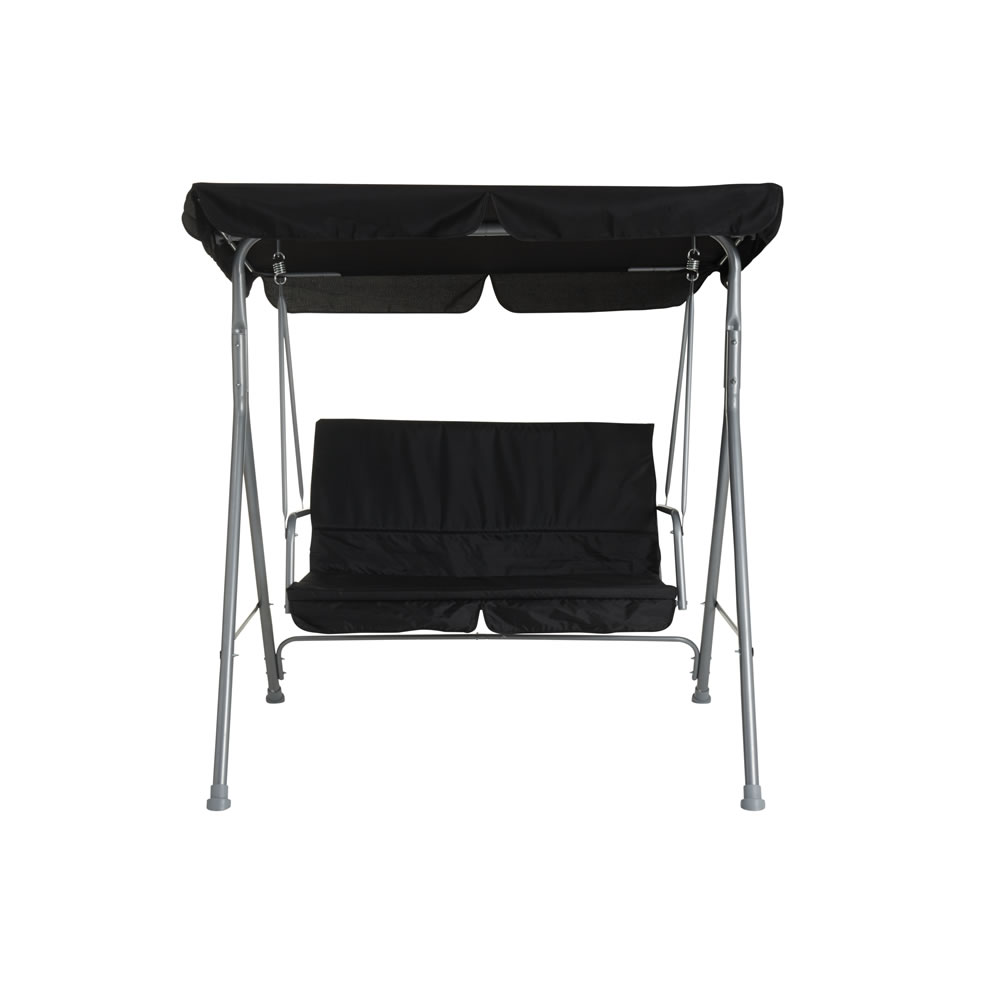 Wilko Swing 2 Seater Black Image 2