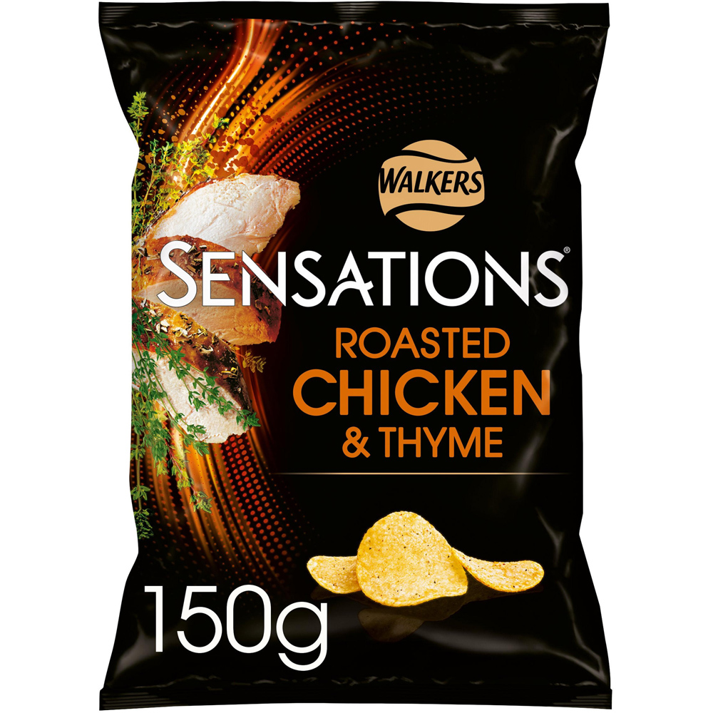 Walkers Sensations Roast Chicken and Thyme 150g Image