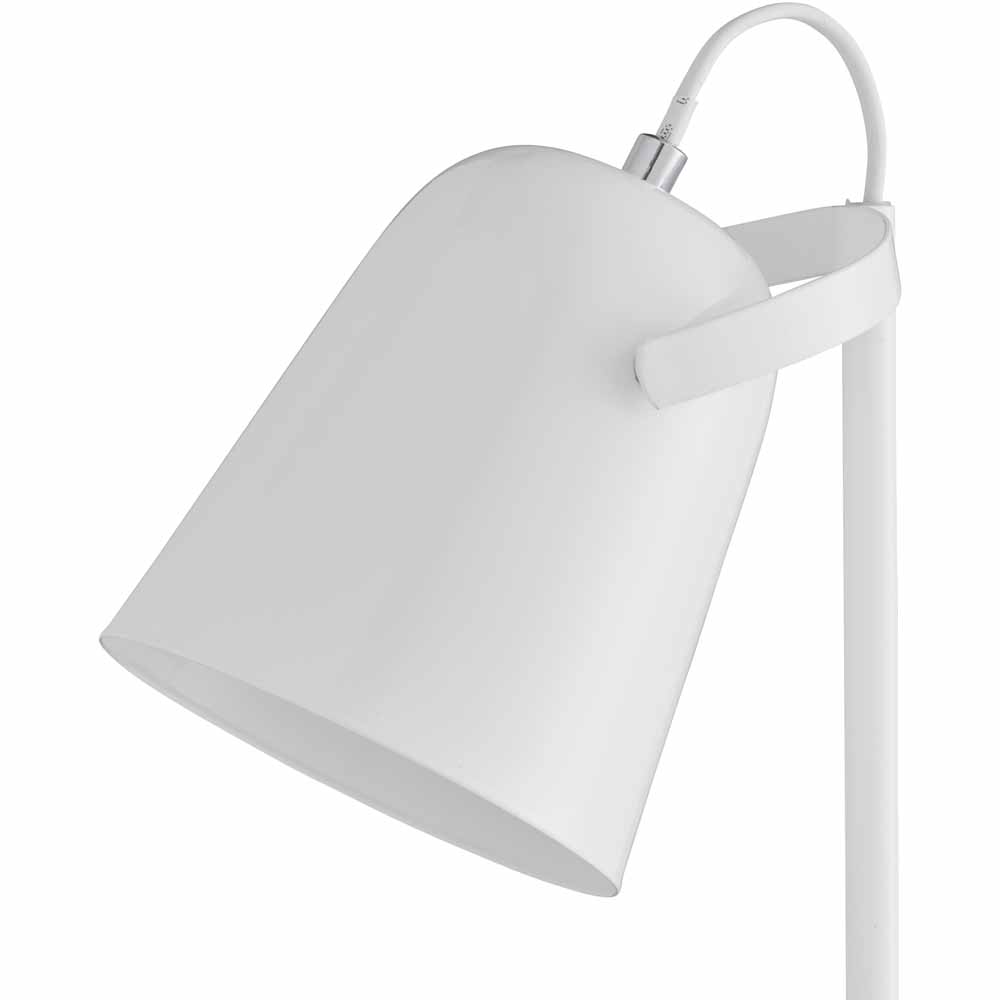 Wilko White Domed Task Lamp Image 2