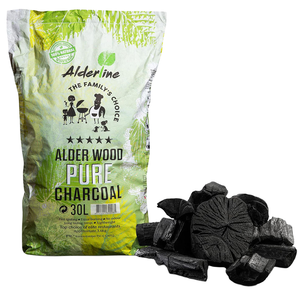 RoyalFire Alderline Pure Alder Charcoal Bag 5kg Image 1
