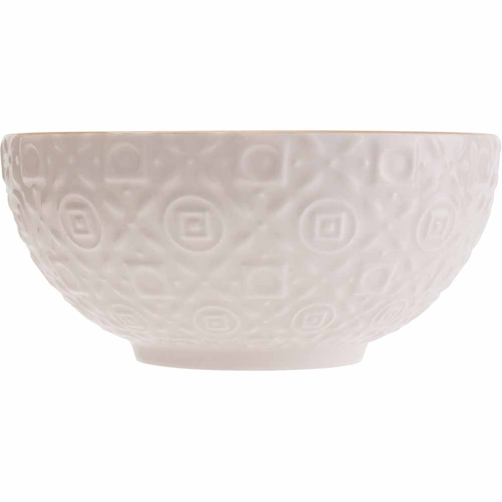 Wilko White Mezze Small Bowl Stoneware