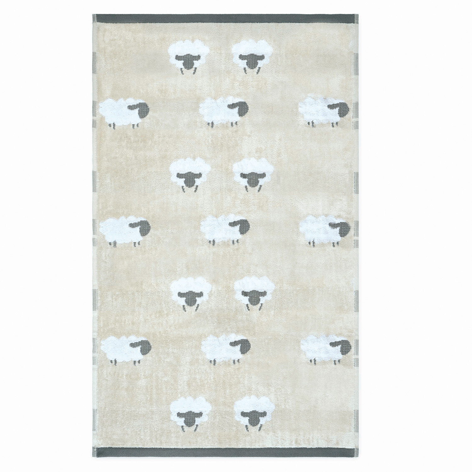 Sheep Hand Towel Beige - Beige Image 1