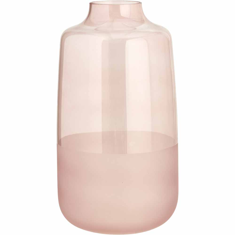 Wilko Pink Vase Image 1
