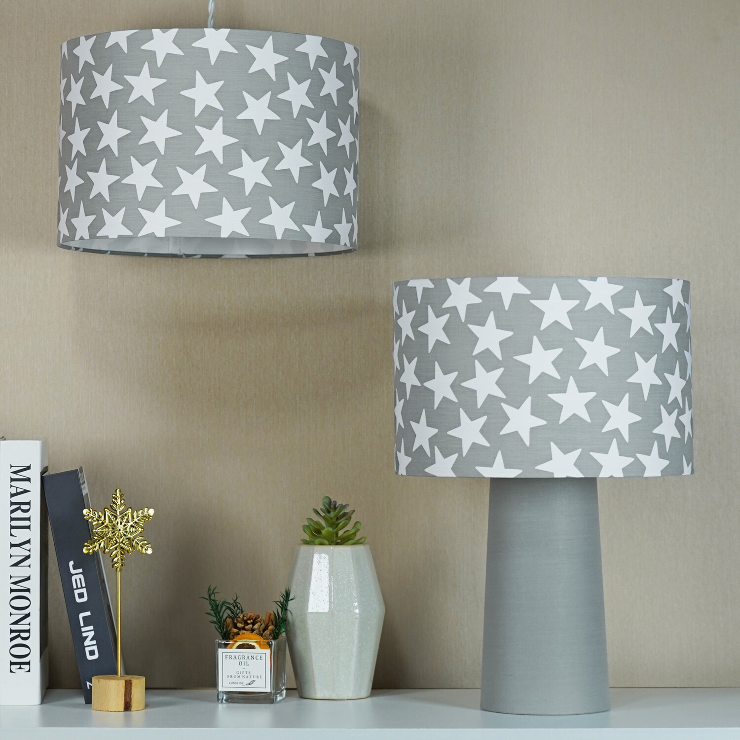 Stars Table Lamp Grey Image 8