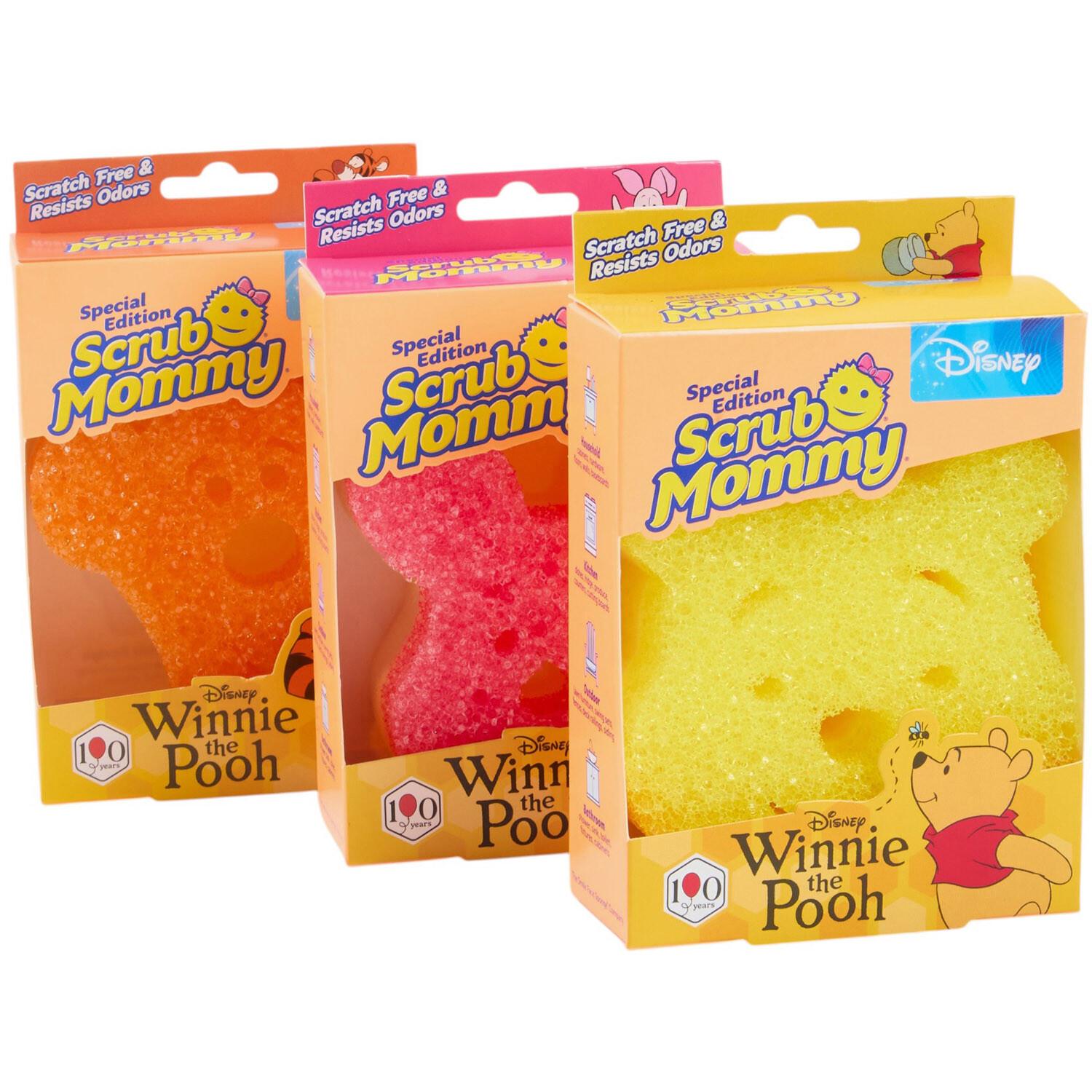 Disney Winnie and Friends Scrub Mommy Cleaning Sponge Image 3