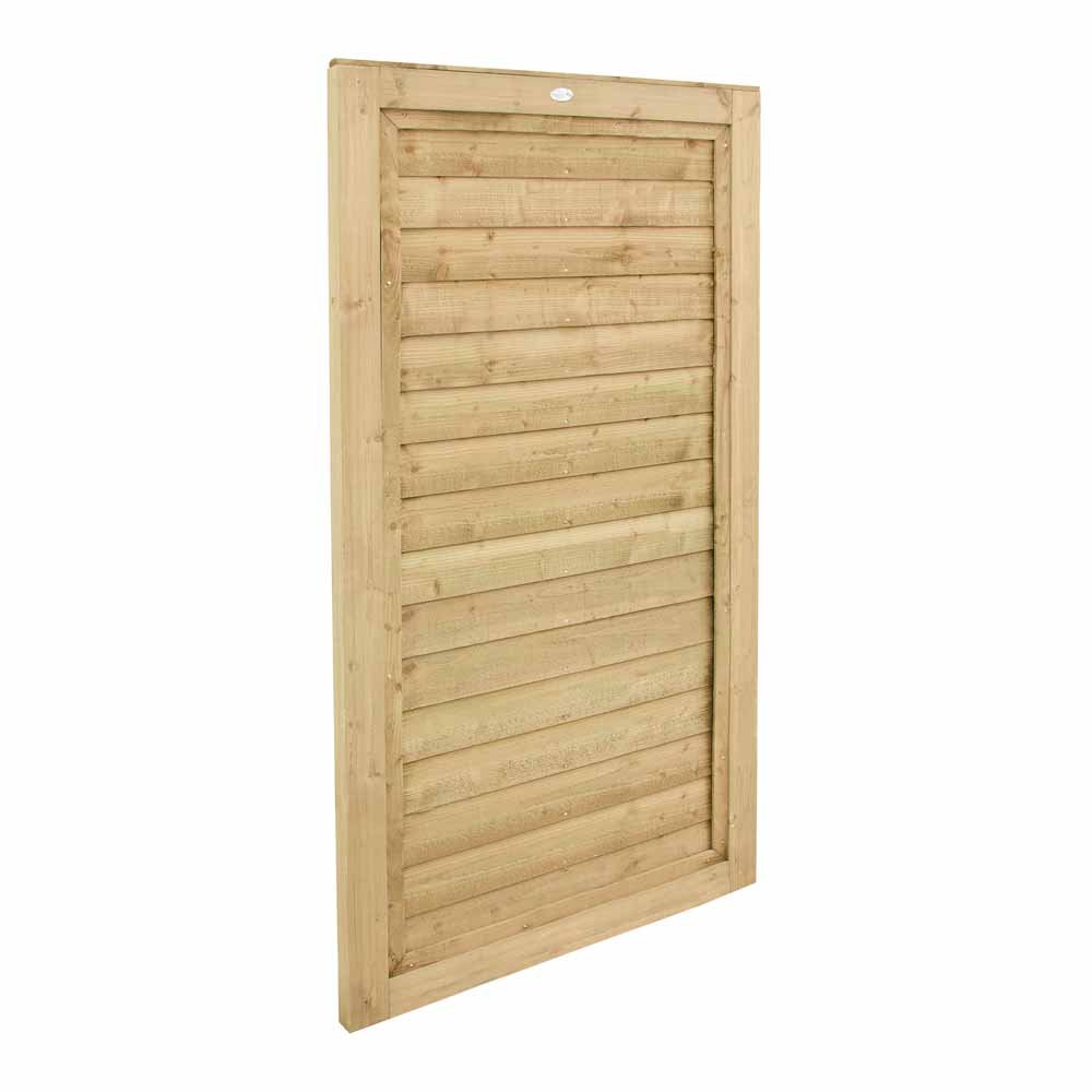 Forest Garden 6ft Pressure Treated Square Lap Gate Image 1