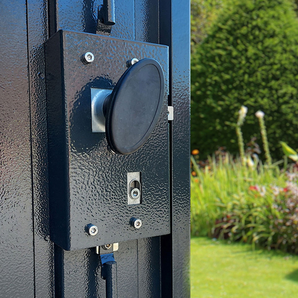 Asgard Centurion 5x 14ft Double Door Grey High Security Apex Motorcycle Garage Image 6