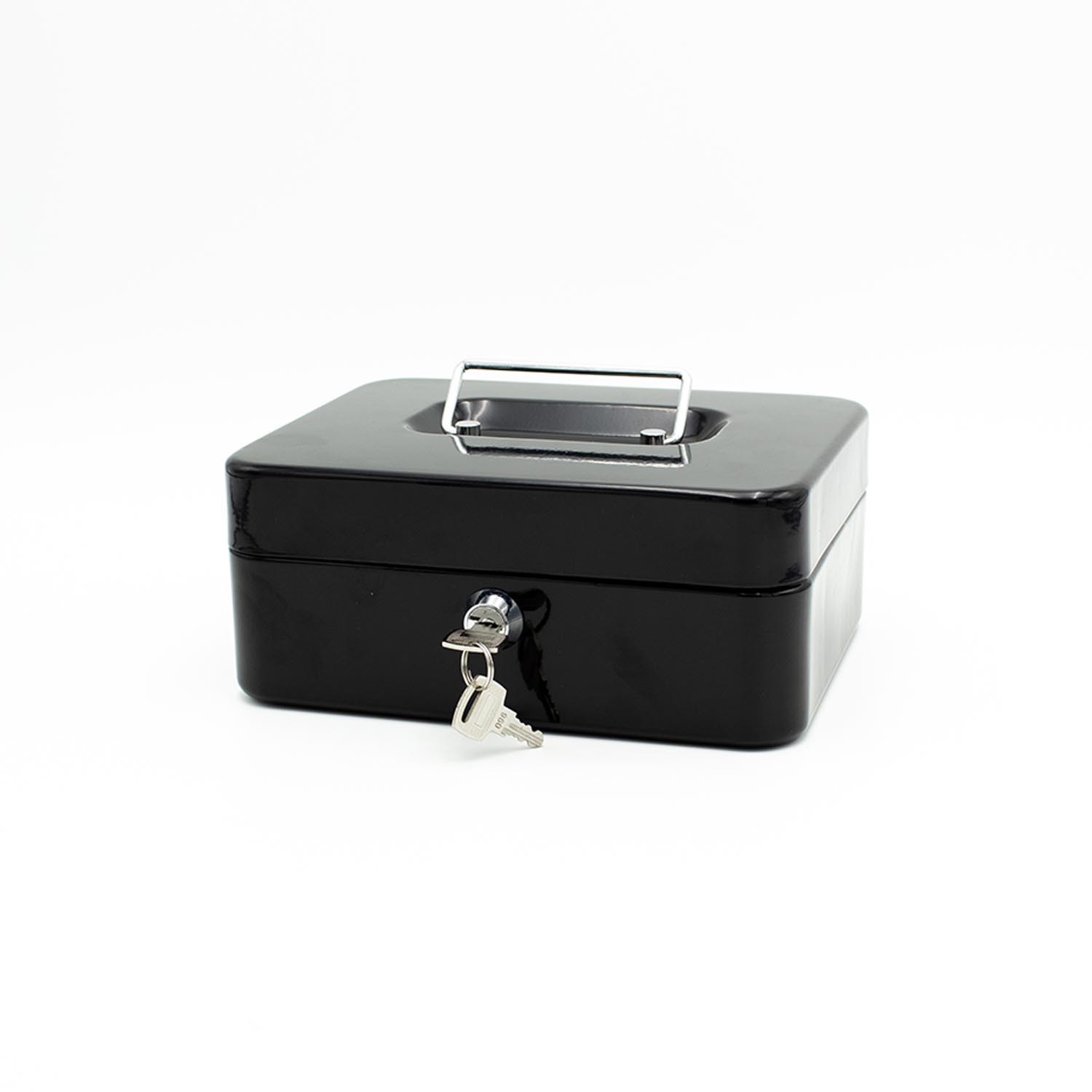 Single Medium Cash Tin with Lock Keys in Assorted styles Image 3