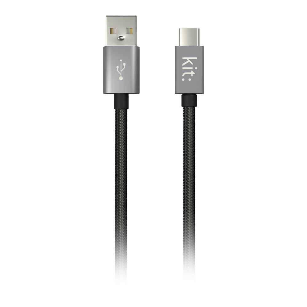 Kit Premium USB-C Cable 1m Space Grey Image 2