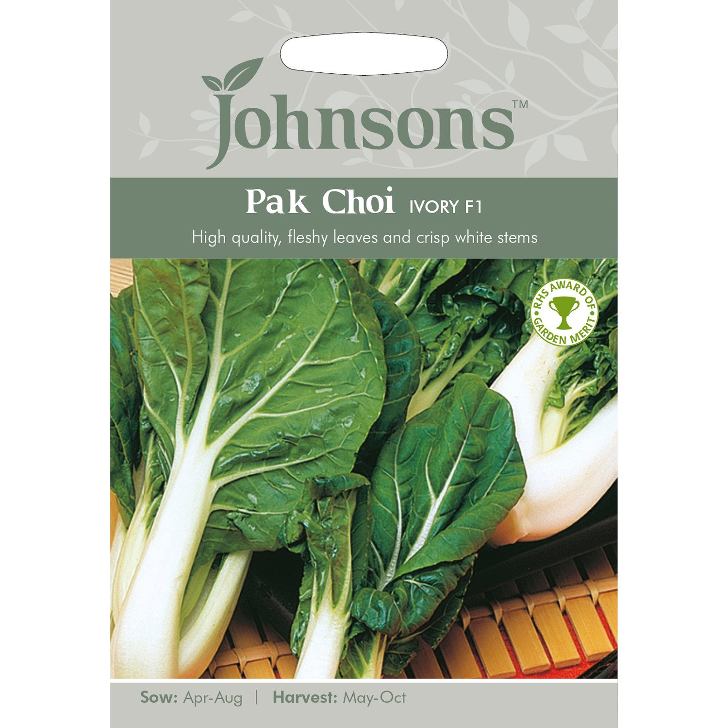 Johnsons Ivory F1 Pak Choi Seeds Image 2