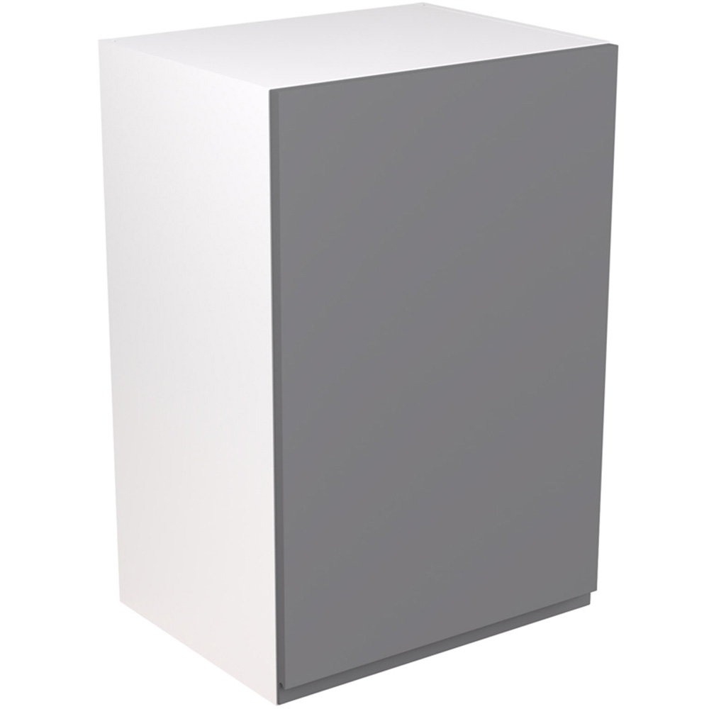 Kitchen Kit J-Pull Matt Light Grey Boiler Housing Wall Kitchen Cabinet Flatpack 900mm Image 1