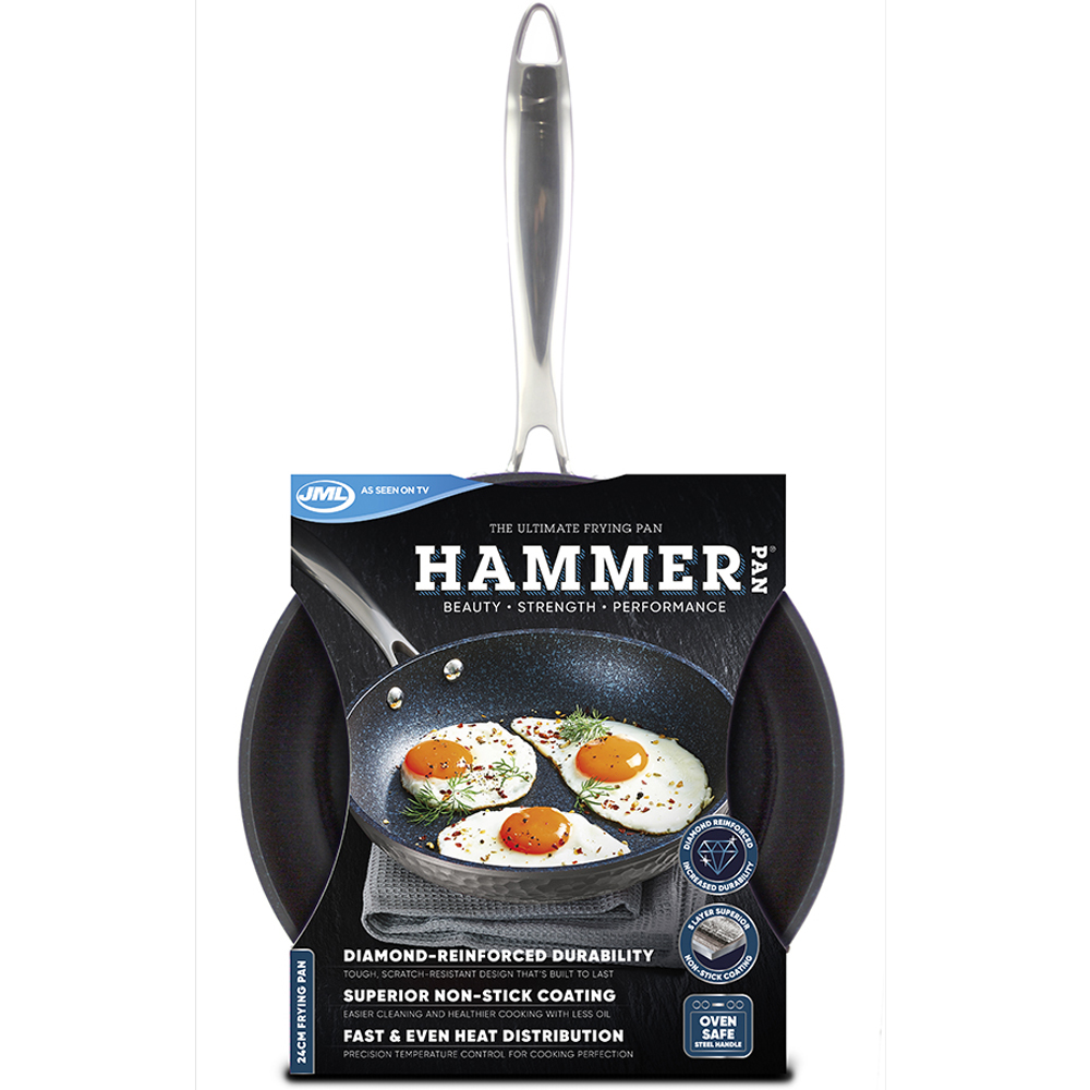 JML 24cm Silver Hammer Pan Wilko