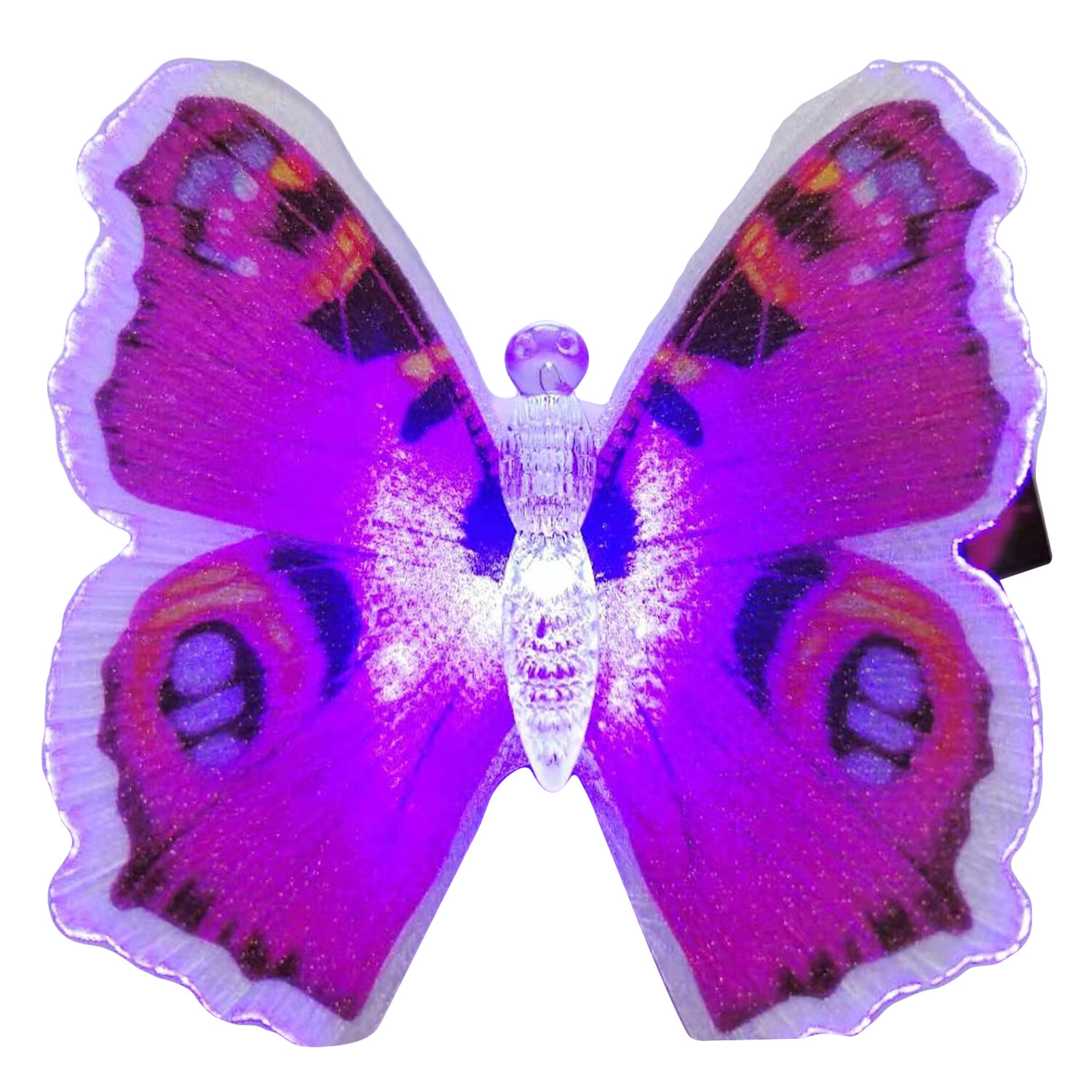 Multi Colour Changing Fiber Optic Butterfly Image 2