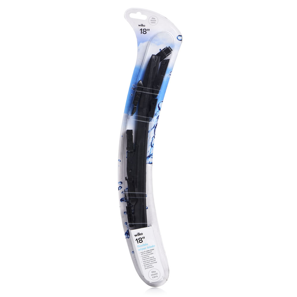 Wilko 18 inch Flexible Frameless Wiper Blade Image