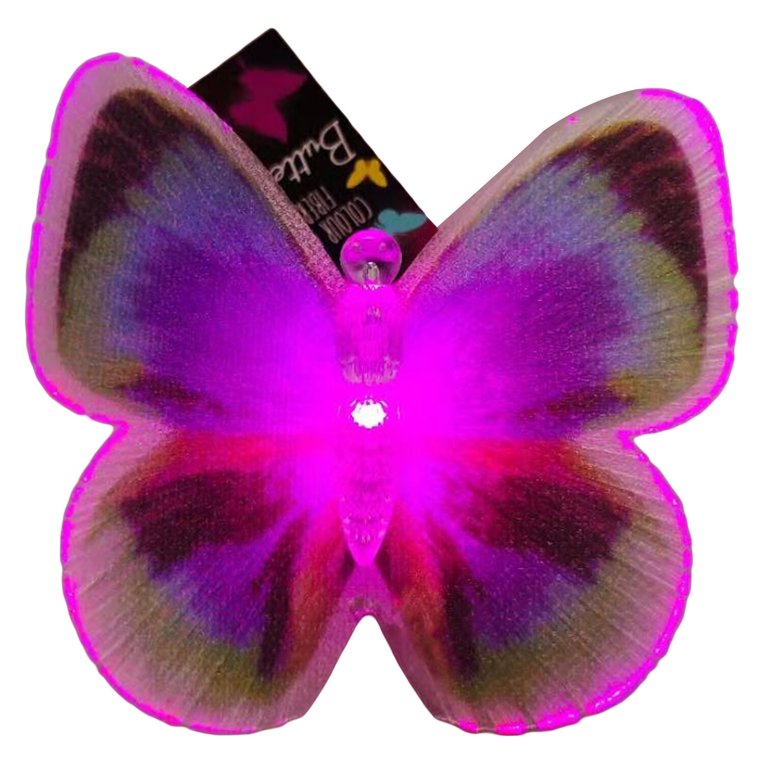 Multi Colour Changing Fiber Optic Butterfly Image 7