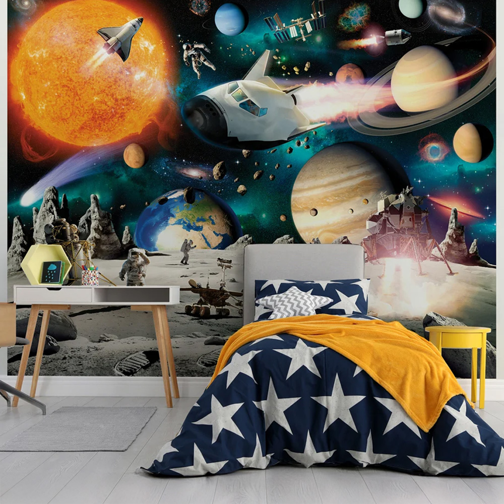 Walltastic Space Adventure Wall Mural Image 1
