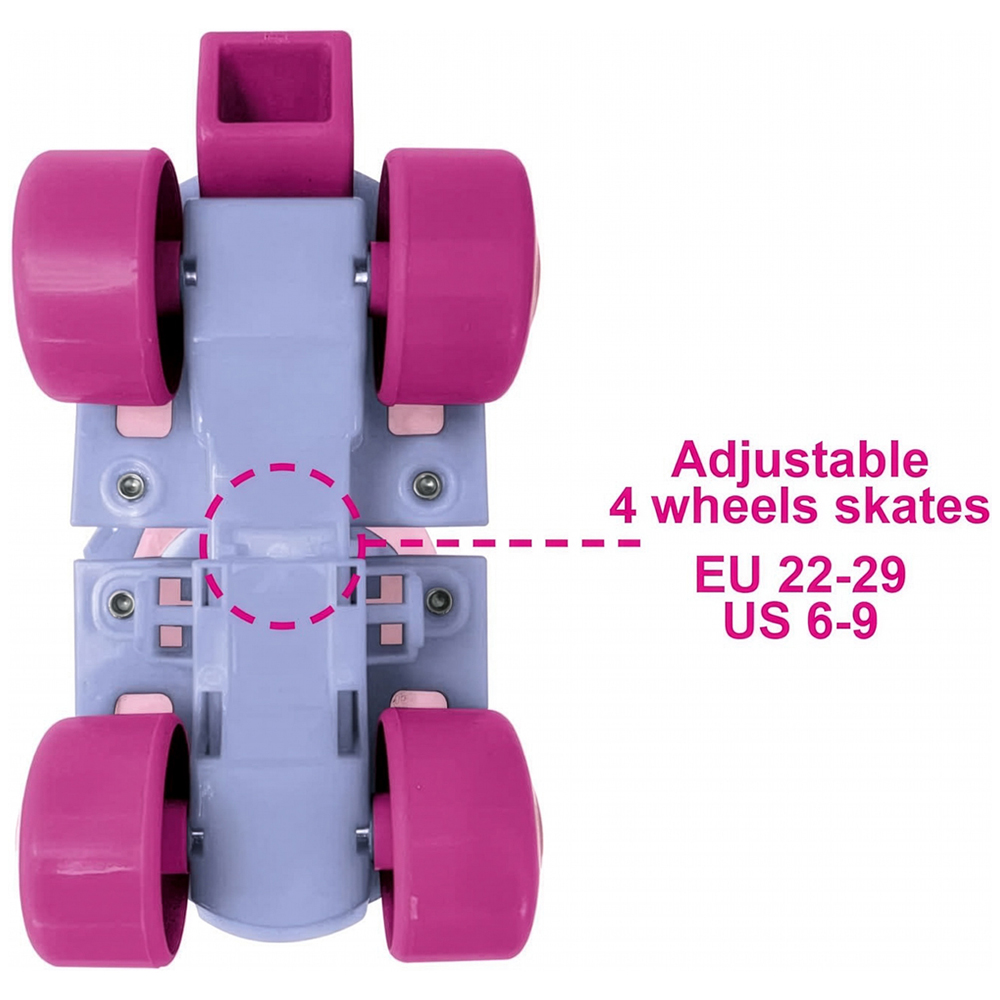 Mondo Kids Disney Minnie Mouse Adjustable Quad Roller Skates Image 5