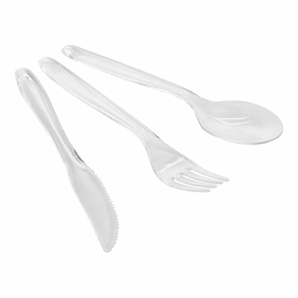Wilko Treasured Plastic Cutlery Set Image