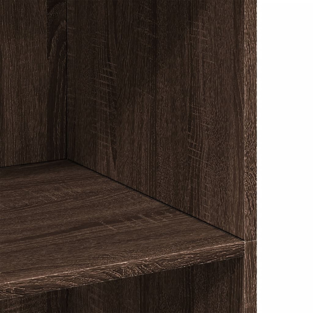 vidaXL 4 Shelf Brown Oak Highboard Image 8