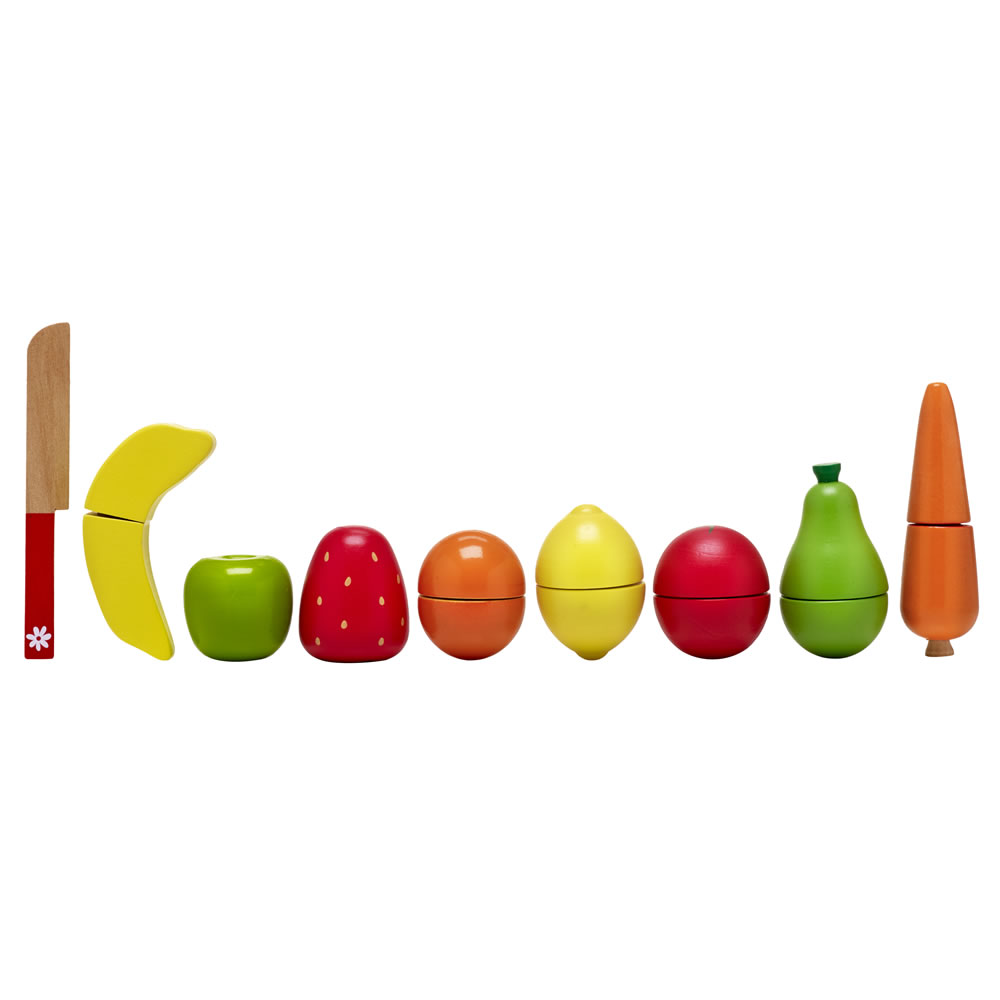 Wilko Lets Pretend Wooden Fruit and Veg Box Image 3