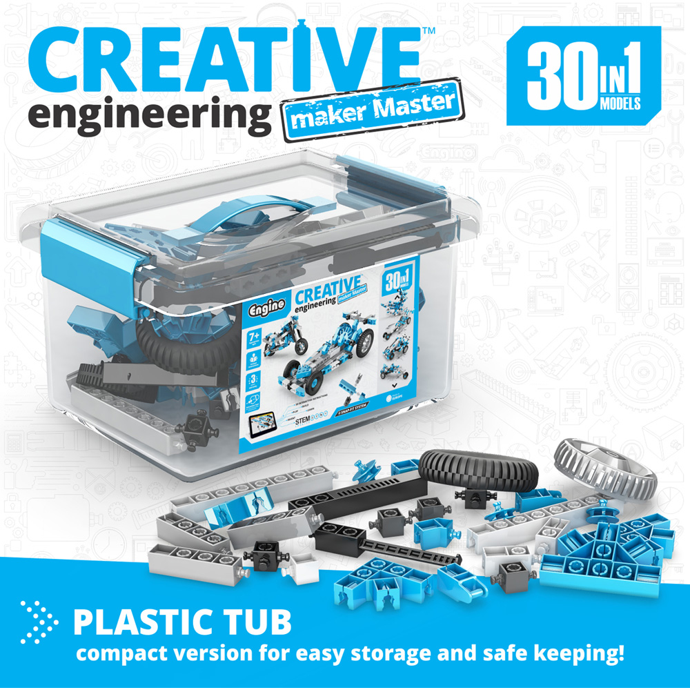Engino Creative Engineering 30 in 1 Maker Master Set Image 3
