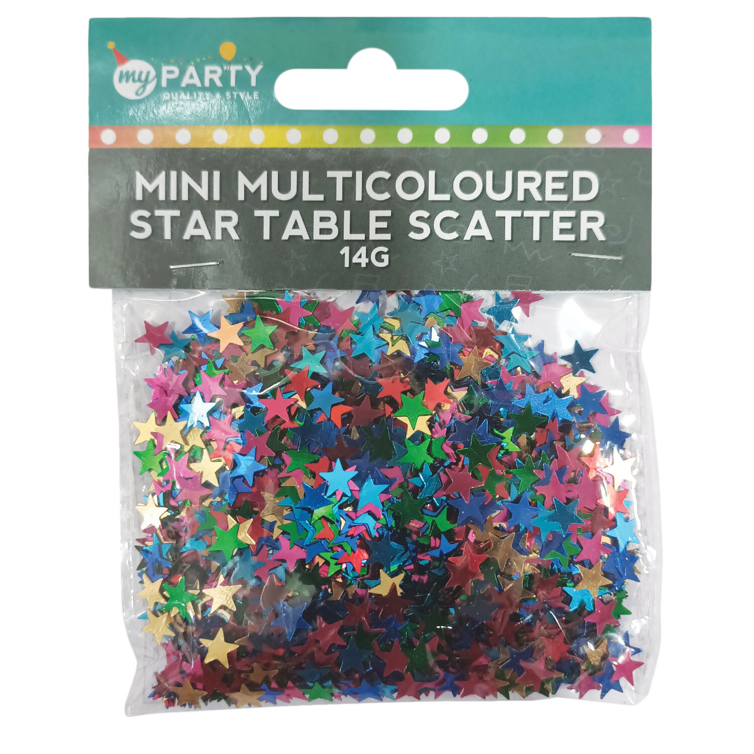 My Party Mini Confetti Stars - Multi Image