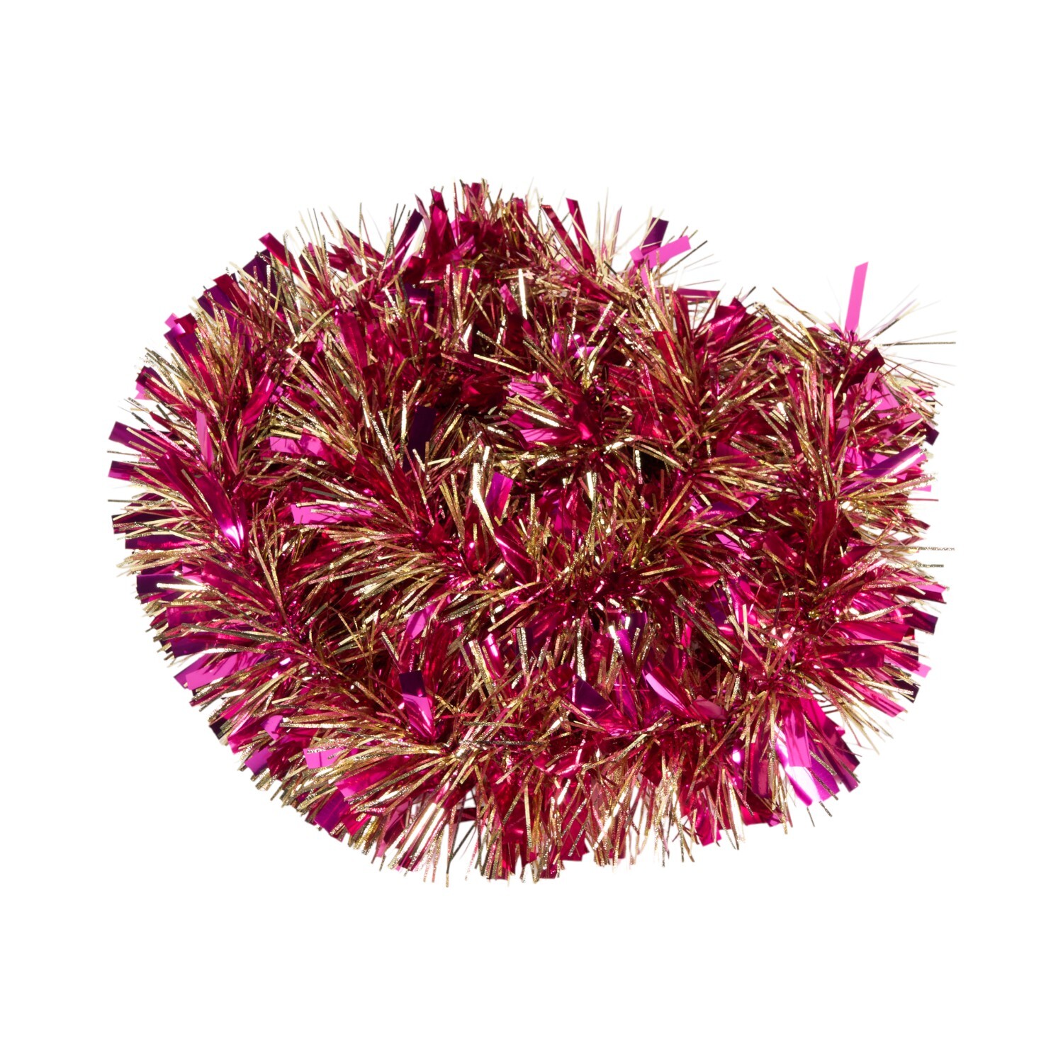 Chunky Pink and Gold Tinsel Image 3